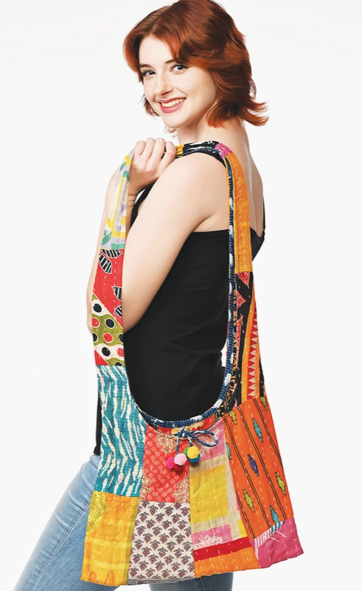 Kantha Jhola Bucket Bag - Assorted