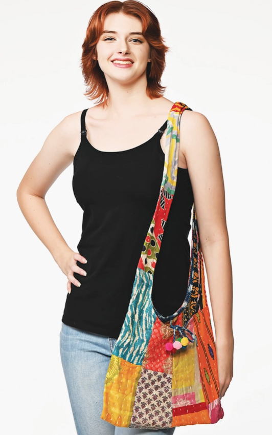 Kantha Jhola Bucket Bag - Assorted