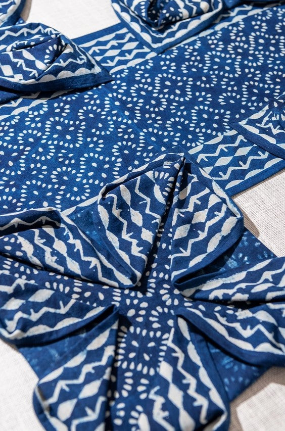 Indigo Blockprint Napkin