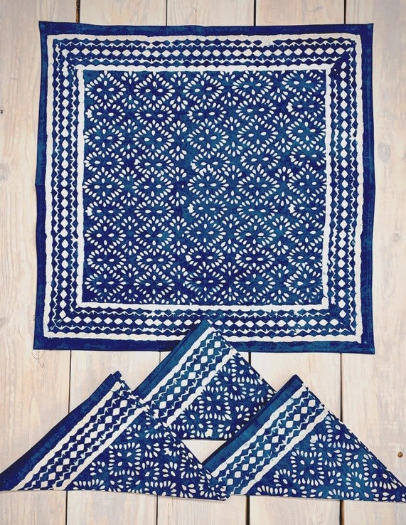 Indigo Blockprint Napkin