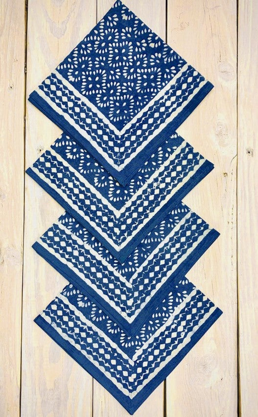 Indigo Blockprint Napkin