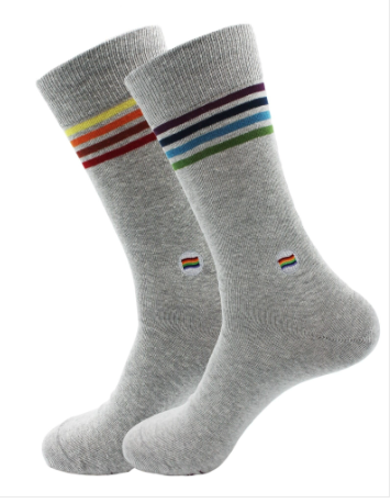 Socks that Save LGBTQ Lives - Grey