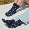 Socks that Save LGBTQ Lives - Navy Rainbows