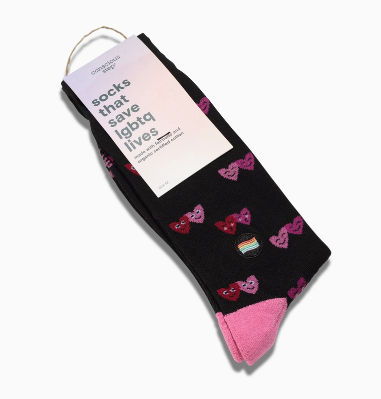 Socks that Save LGBTQ Lives - Black Hearts