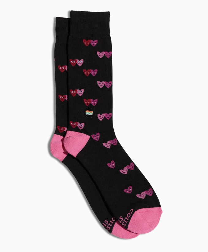 Socks that Save LGBTQ Lives - Black Hearts