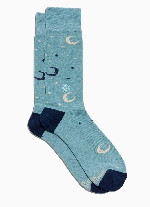 Blue Lunar Socks - Support Women's Equality