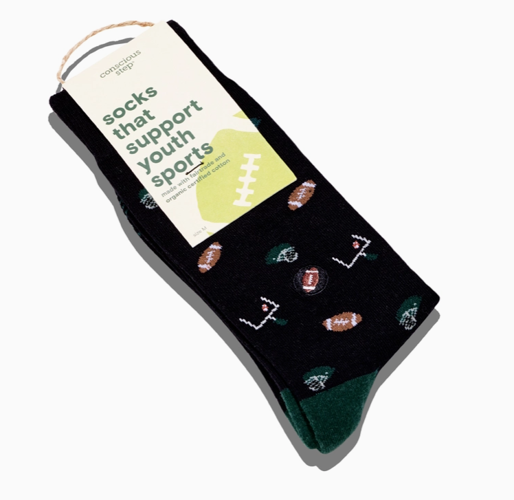 Black Football Socks - Support Youth Sports