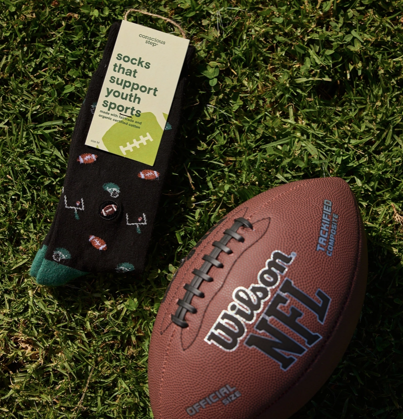 Black Football Socks - Support Youth Sports
