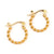 Small Twisted Hoop Earrings