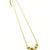 Gold Octagon Bead Necklace