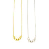 Gold Octagon Bead Necklace