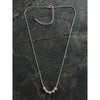 Silver Octagon Bead Necklace