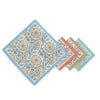 Bloom Reverie Block Print Cotton Napkin - Set of 4