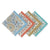 Bloom Reverie Block Print Cotton Napkin - Set of 4