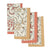 Ivy Sienna Block Print Cotton Napkin - Set of 4