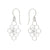 Beehive Silver-Plated Brass Earrings