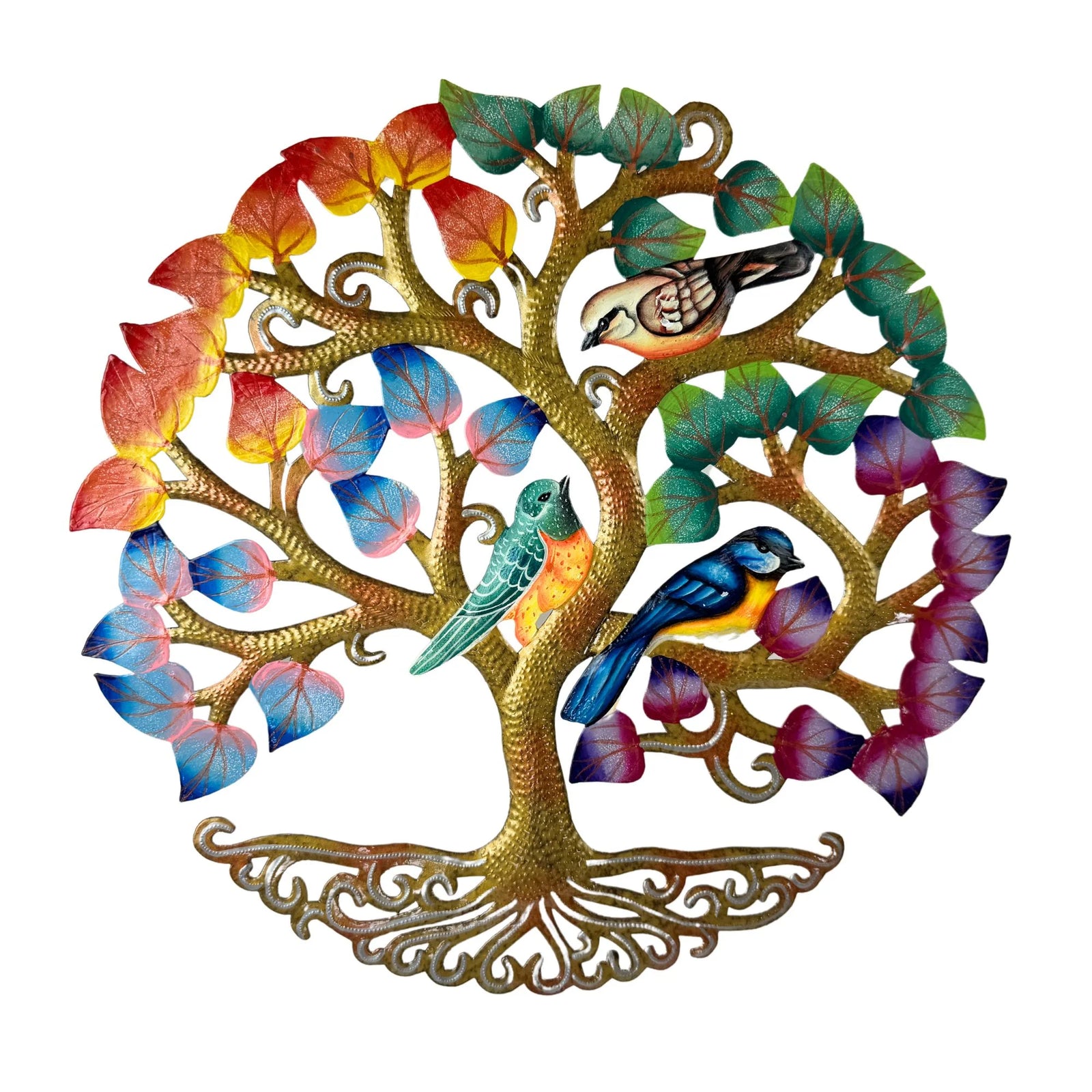 Golden Tree of Life Cutmetal Wall Hanging 14D
