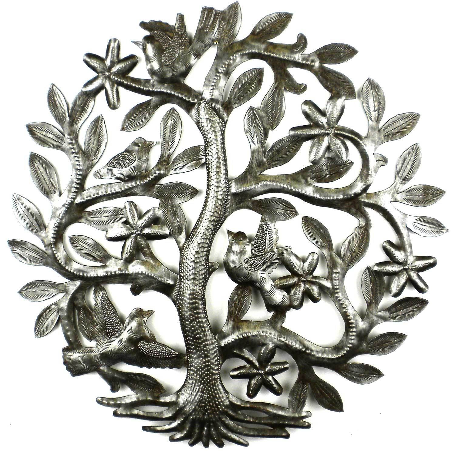 Tree of Life Birds Cutmetal Wall Hanging (14D)