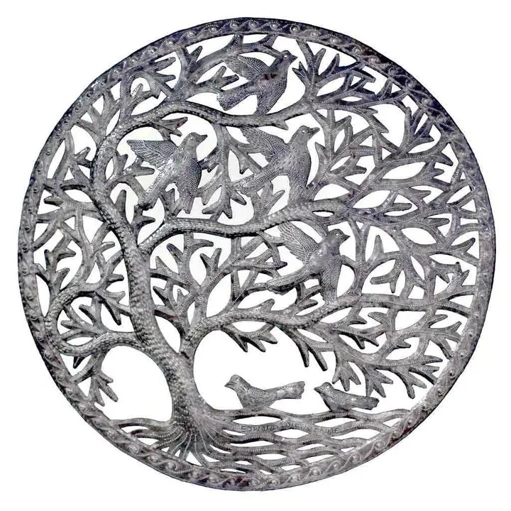 Stormy Tree of Life Cutmetal Wall Hanging