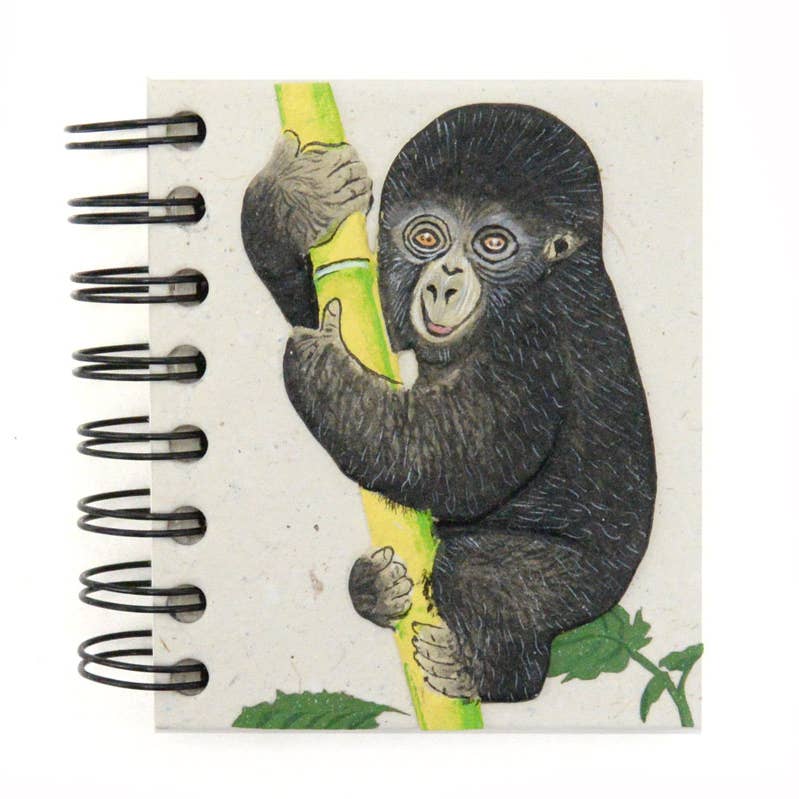 Elephant Dung Paper Notebook, Small (3.5&quot; x 4&quot;) - Assorted