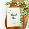 Thank You Embroidered Greeting Card