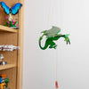 Green Handpainted Dragon Mobile (6&quot; H)