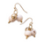 Bone & Brass Cluster Earrings