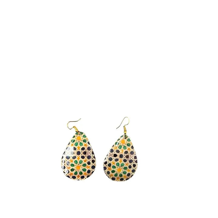 Small Dew Drop Brass Earrings - Assorted