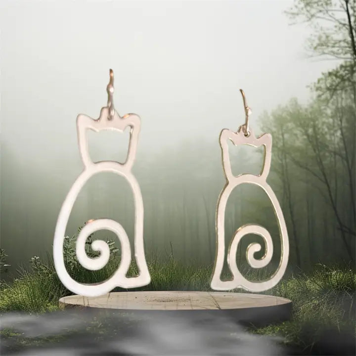 Cat Silhouette Earrings