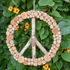 Coral Layered Peace Wreath