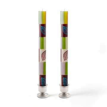 Magic Garden Taper Candle - Set of 2