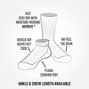 Black Low-Cut Organic Cotton Socks (10-13)
