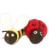 Ladybug &amp; Bee Cat Toy - Pack of 2