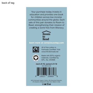 Green Give Books Dinosaur Socks