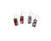 Red Flower Earrings