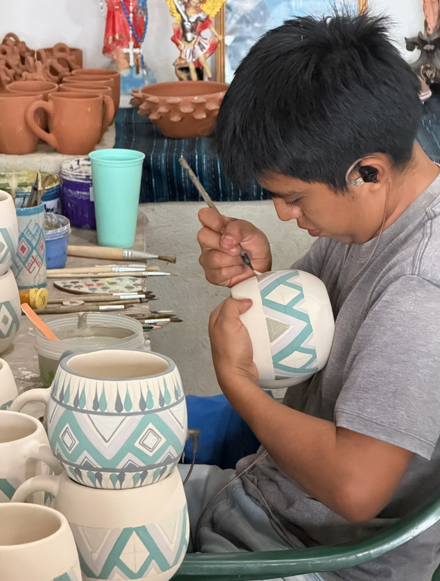 Muy Grande Painted Ceramic Mug