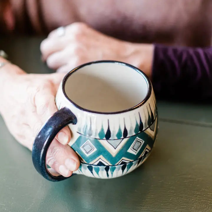 Muy Grande Painted Ceramic Mug