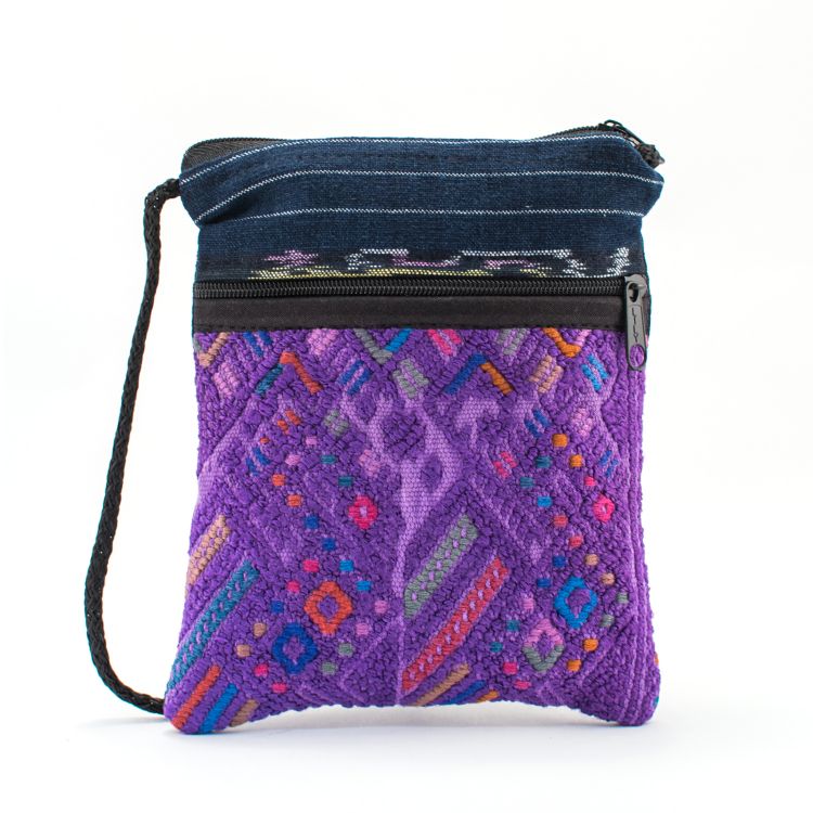 Mini Passport Upcycled Huipil Bag - Assorted