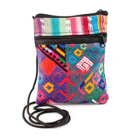 Mini Passport Upcycled Huipil Bag - Assorted