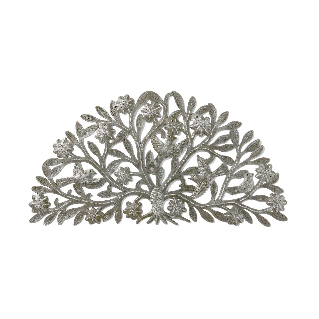 Half Circle Tree of Life Cutmetal Wall Hanging