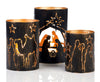 Set of 3 Candle Lantern Nativity - Noah&#39;s Ark