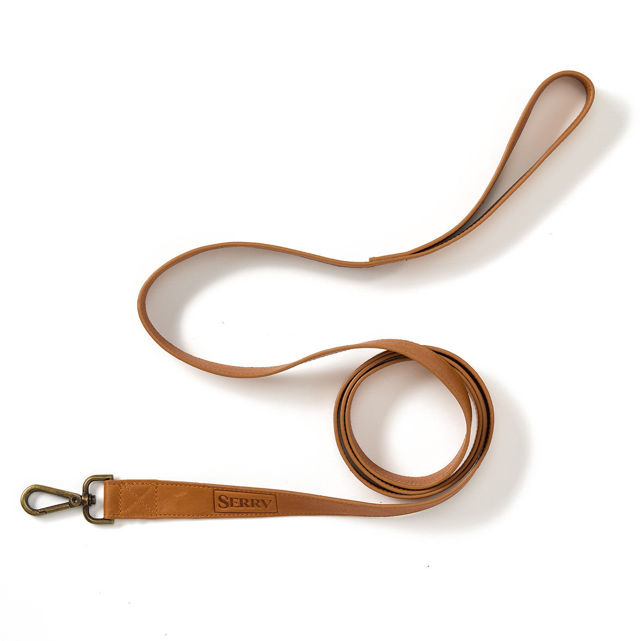 Brown Leather Dog Leash