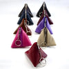 Pyramid Leather Coin Purse - Assorted