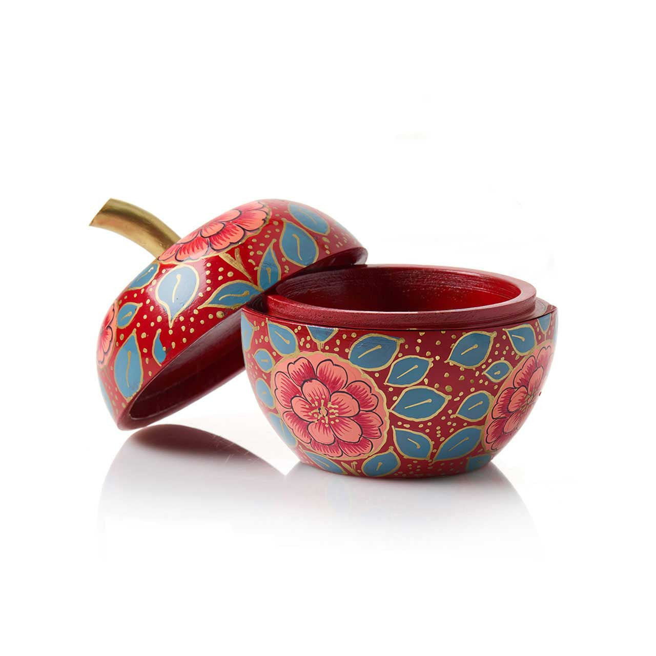 Kashmiri Mango Painted Wood Box