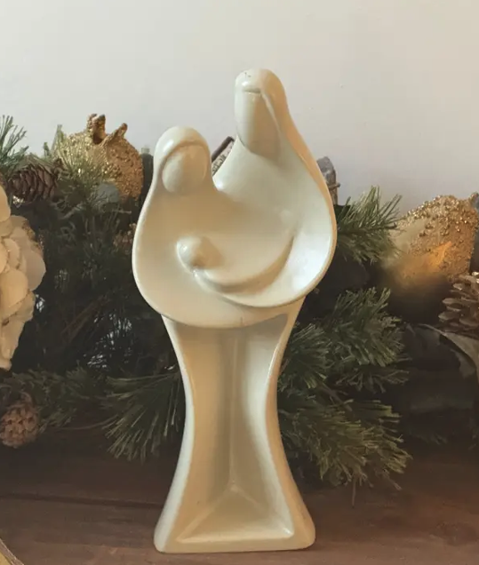 Family Unity 1-Piece Kisii Stone Nativity - Handmade &amp; Fair Trade