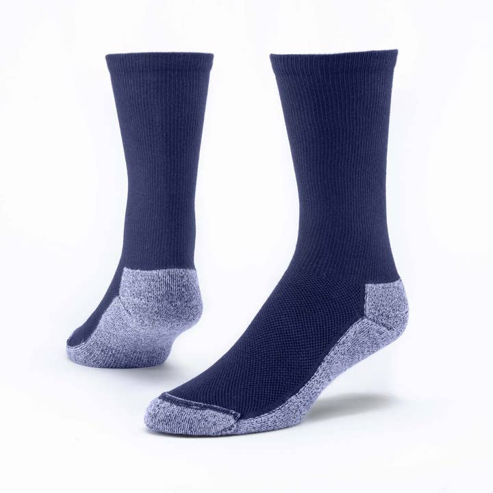 Navy Crew Sport Crew Socks (10-13)