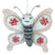 Snowflake Butterfly Felt Ornament