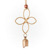 Single Quatrefoil Brass Chime