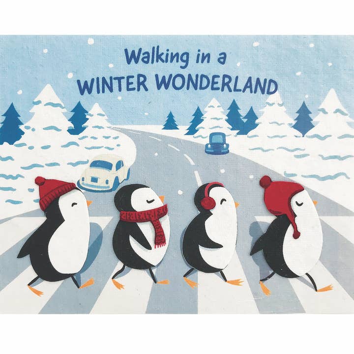 Winter Wonderland Recycled Paper Card