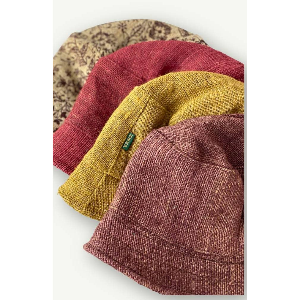 Hemp Bucket Hat - Assorted